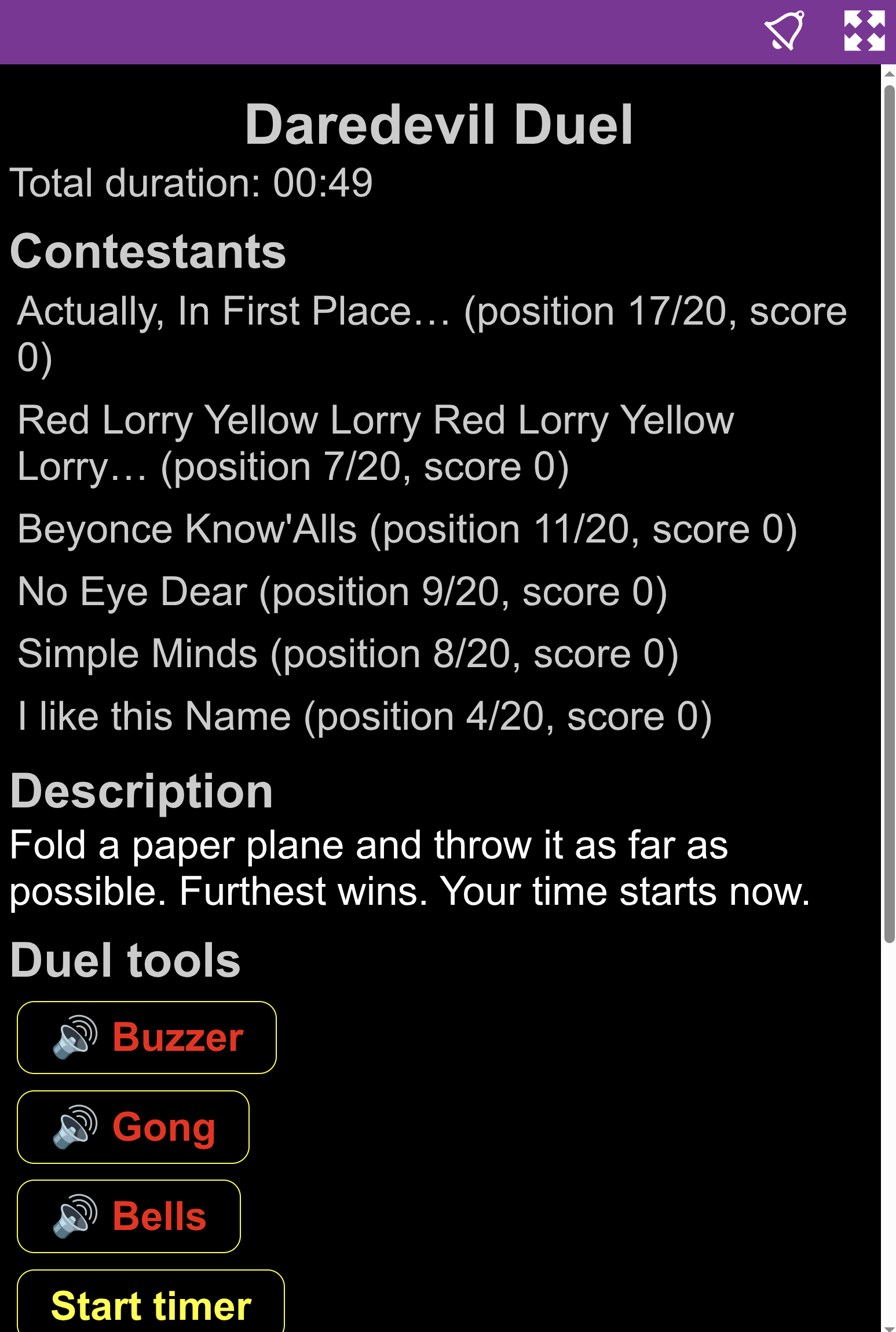 Activity round tools