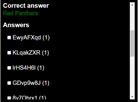 Screenshot van de Jury app in de Beoordelingsfase