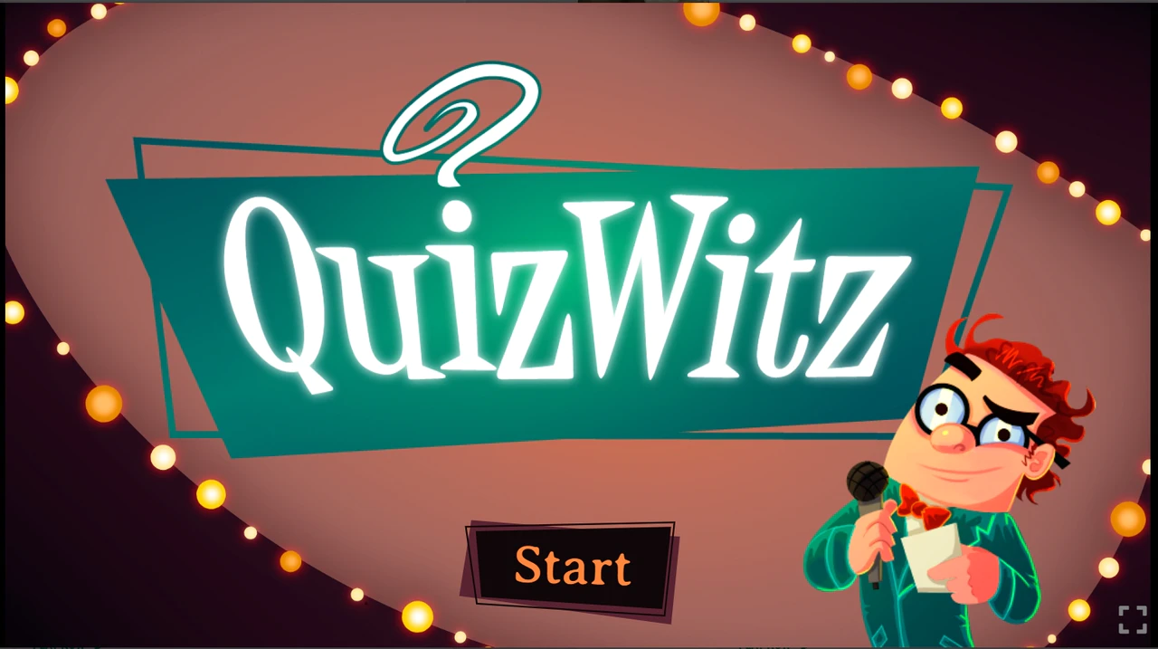 Úvodná obrazovka QuizWitz
